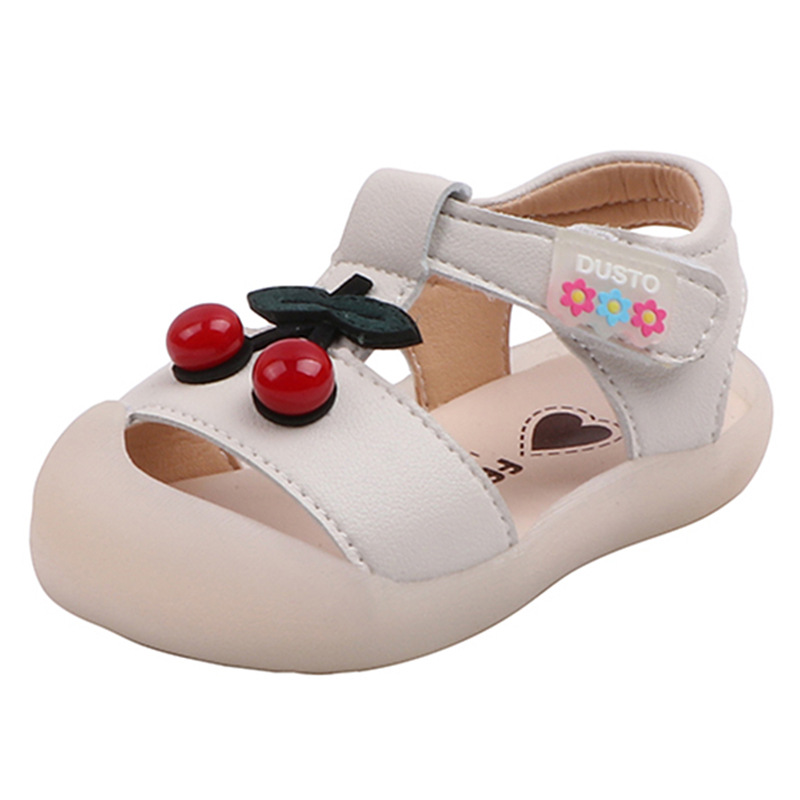 2022新款夏季女宝宝凉鞋1一2-3岁小童公主透气防滑软底婴儿学步鞋