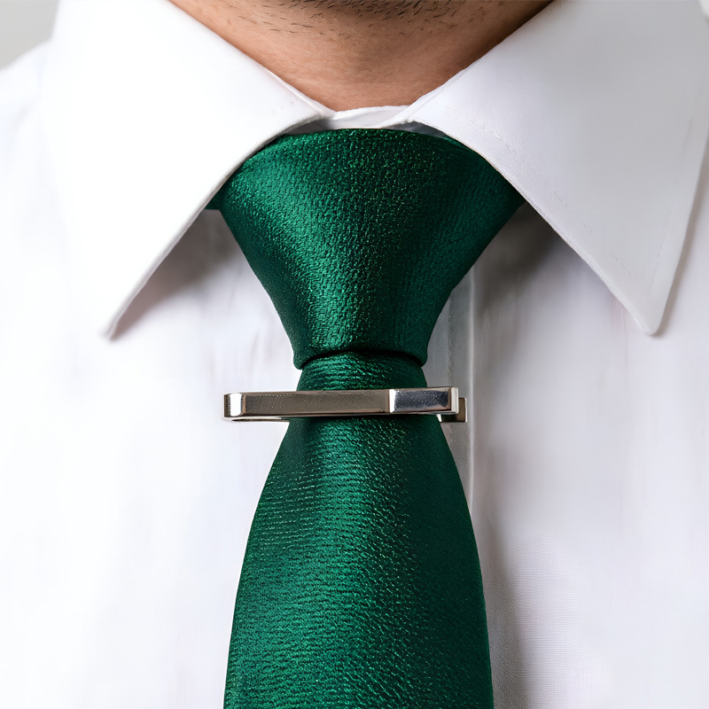 Tie Clip, High-End Alloy, Elegant Formal Wear, Light Luxury Business Clip, Casual and Versatile Men's Shirt Tie Accessory