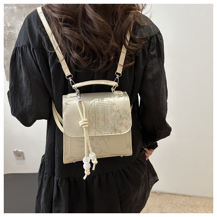 2024 New Style Fashion Design One Shoulder Crossbody Bag with Western Style, Pure Color, Fresh Underarm Texture_voghion.com
