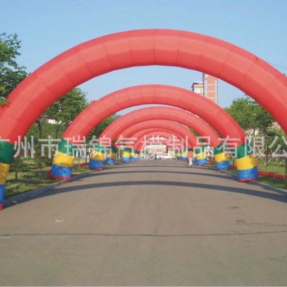 Travel inflatable round rainbow props, wholesale