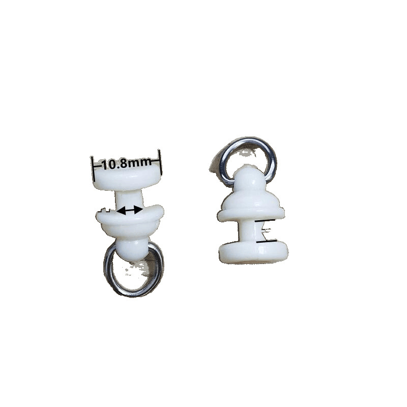 Carril de cortina Vieja polea accesorios de gancho Vieja polea accesorios de cortina universal gancho Rueda universal image 6