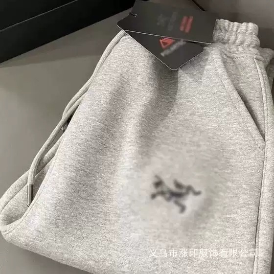 Niaojia Trendy Brand Embroidered Autumn and Winter 2025 New Casual Pants Leggings Sweatpants Men's and Women's Sports Pants Loose Pants Wholesale