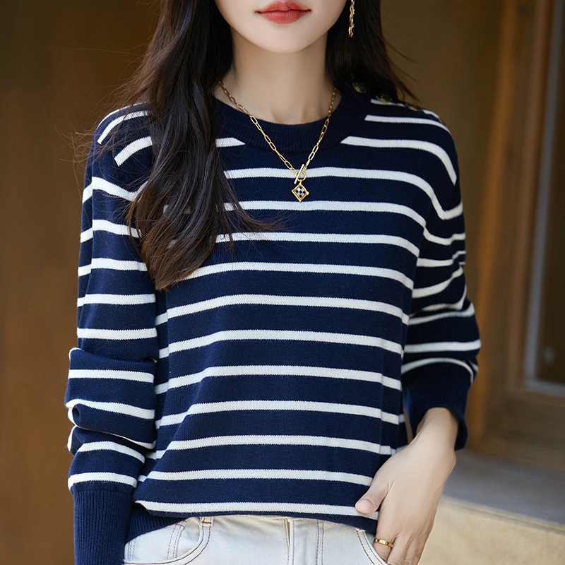 Spring woolen sweater, body-friendly long-sleeve, oversize