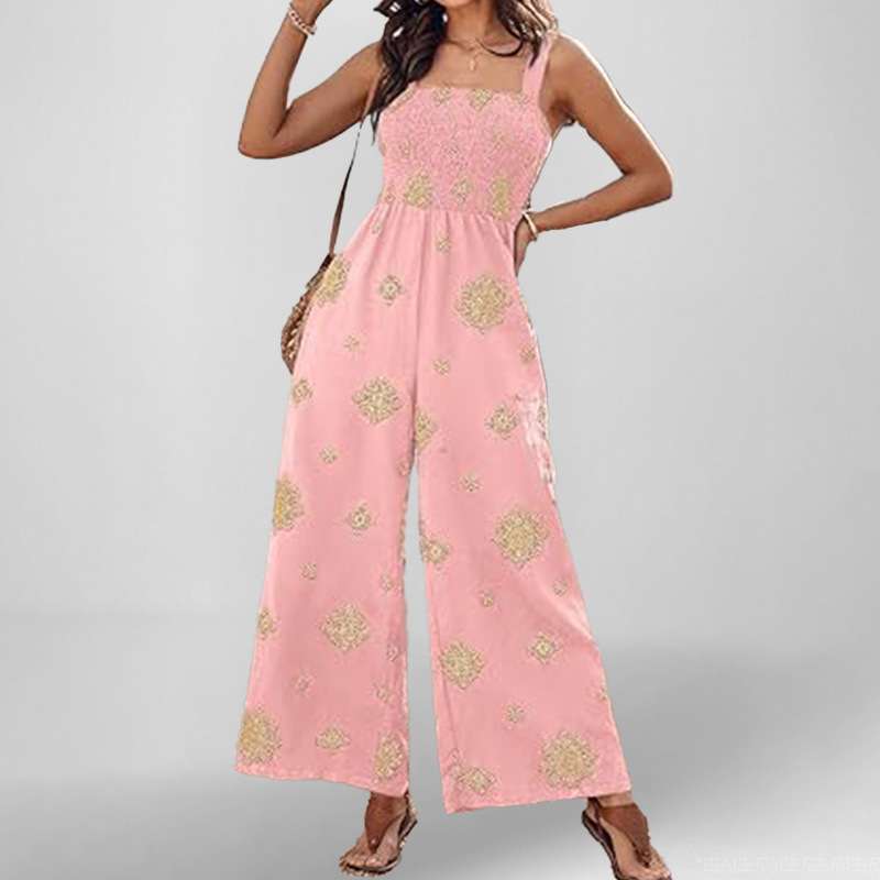 2026 primavera nuevo comercio exterior transfronterizo de Europa y Estados Unidos ropa de mujer delgada elegante ocio impresión de camisetas de piernas anchas