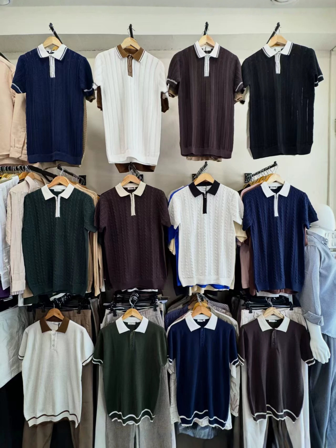 Men's polo shirt Men's polo shirt Men jacket short sleeve T-shir