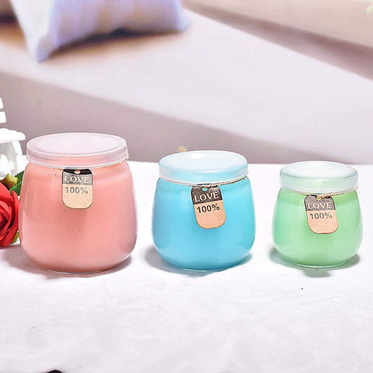 100ml-300ml жирный пудинг йогурт бутылка мусс планета стеклянная бутылка свежего молока стеклянная бутылка желе чашка