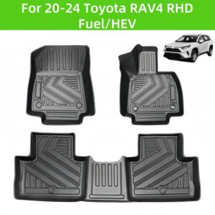 for 20-24 RAV4 Gasoline/Hybrid TPE car floor mats waterproof