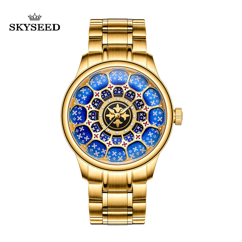 Skyseed Authentic Watch Hudson Series Trendy Men's Business Luminous Mechanical Watch Classy Gorgeous Watch