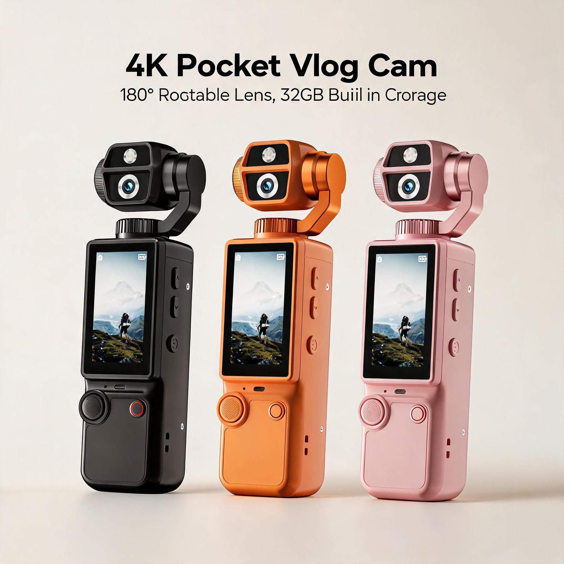 Cross-border Q9 cámara de movimiento al aire libre de mano 4k HD autofocus cámara de bolsillo de grabación de conferencias
