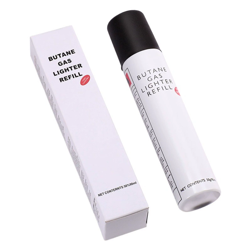 Зажигалка газовый баллон пластиковая газовая насадка бутановый газовый баллон высокой чистоты Зажигалка Универсальный Газовый баллон 90 мл