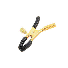 成人情趣乳夹配件金色单只螺丝拧紧胸夹夹子鳄鱼夹胶套调节挑逗