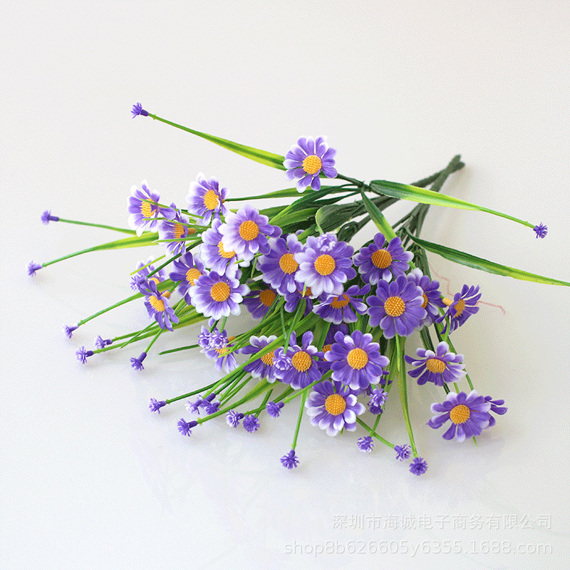 Flores artificiales para decoración