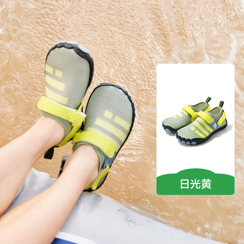 KK Tree Zapatos de playa para niños, niños y niñas junto al mar, zapatos río arriba, antideslizantes y anticortes, natación de verano para bebés, transpirable y de secado rápido