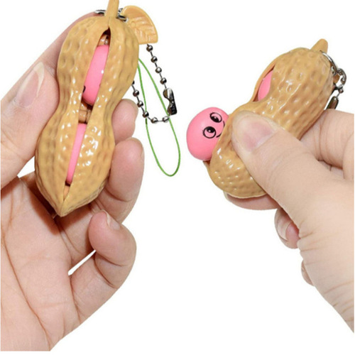 New and unique decompression puzzle splicing ever-changing chain squeeze edamame peanut decompression children's vent toys wholesale