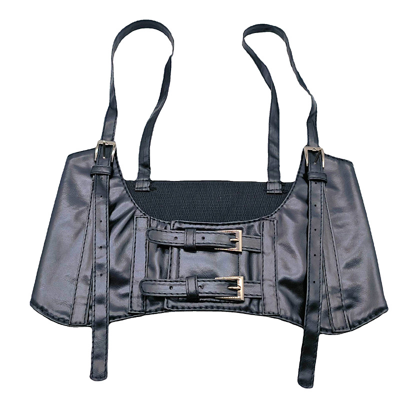 200g Weight Elegant Solid Color Pu Leather Women's Corset Belts