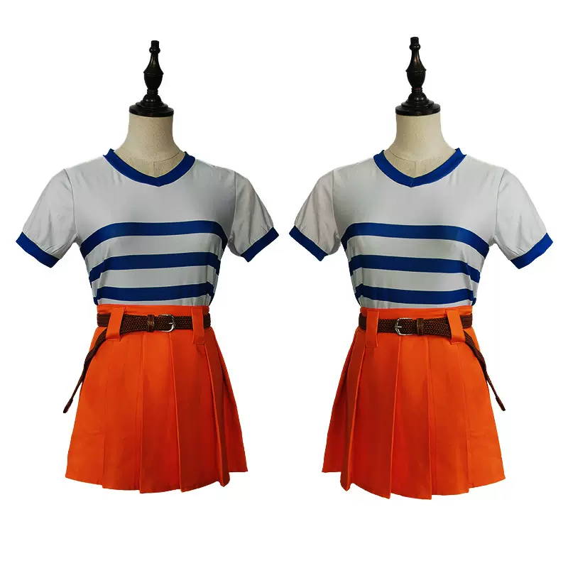 真人版电影航海海贼王娜美cos服动漫二次元服装女万圣节表演cos服