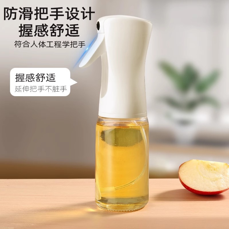 Botella de pulverización de aceite para freidora de aire, botella de pulverización de aceite para cocina, botella de pulverización de niebla de control de aceite, botella de condimento de alta presión, lata