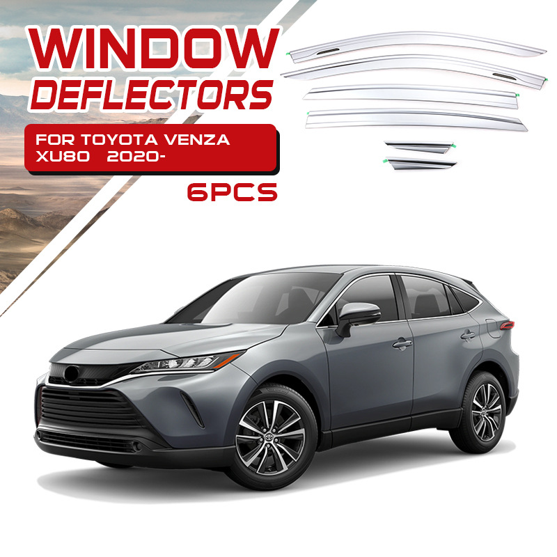 Tenxinrui es adecuado para Toyota lingfang weiling coche modificación cara frontal galvanoplastia ventana de ajuste lluvia protección ceja Accesorios