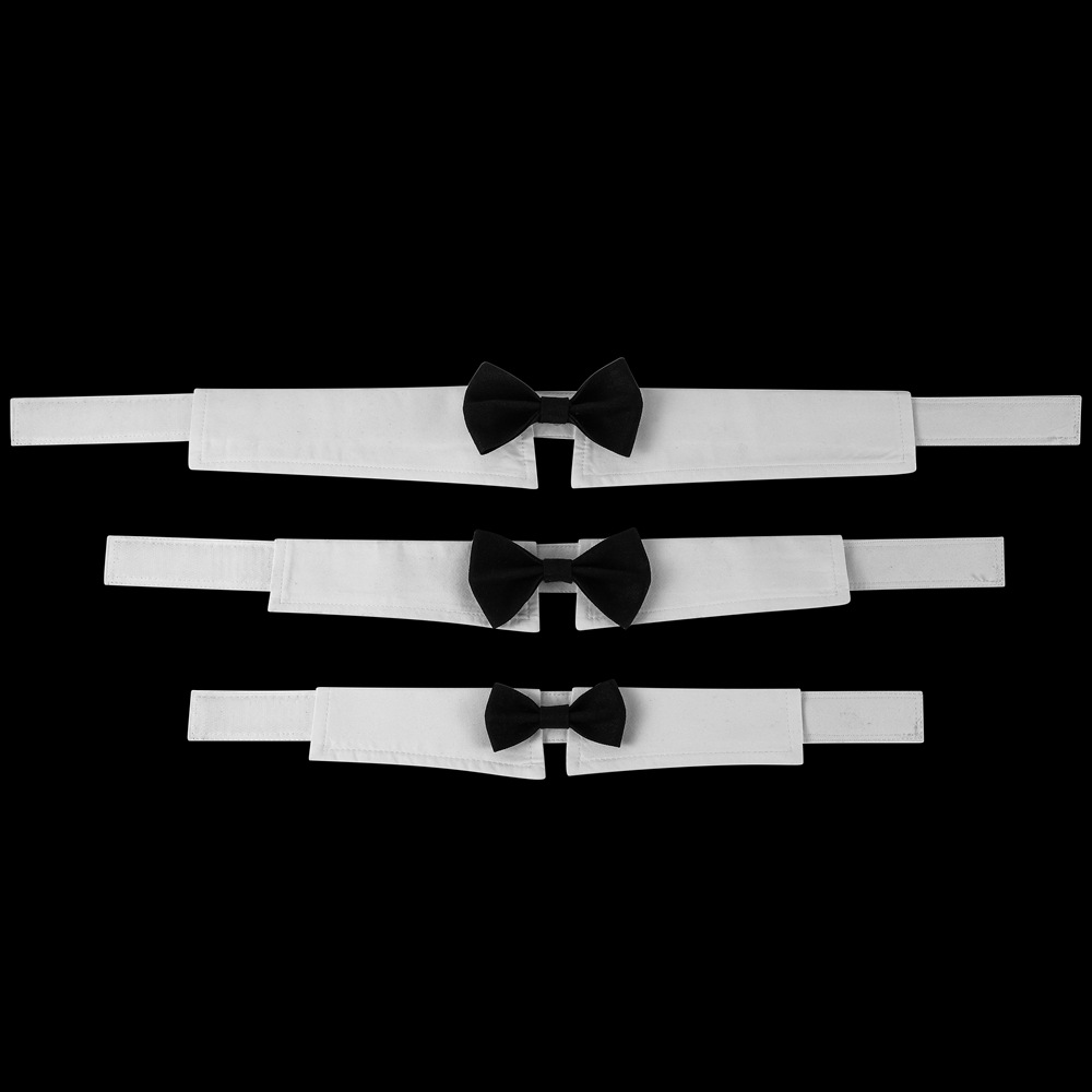 Tanpopo fabricante spot nuevo producto hermoso perro mascota pajarita ajuste de velcro accesorios para mascotas lazo