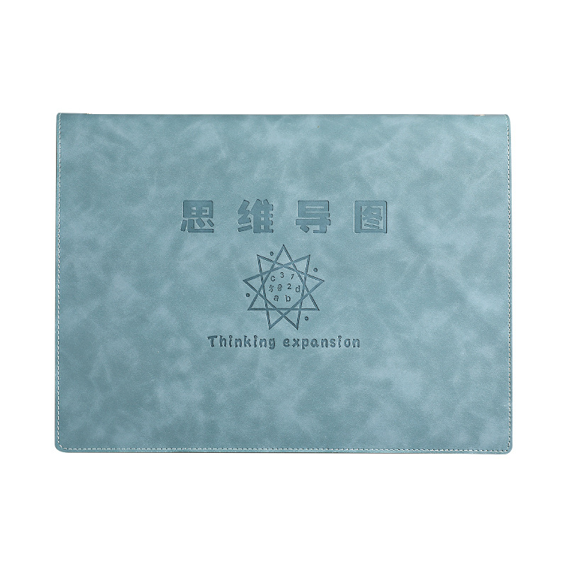 Mapa de la mente cuaderno a4B5 cuaderno de hojas sueltas desmontable estudiante simple examen de ingreso de posgrado Aprendizaje de cuero suave en stock al por mayor