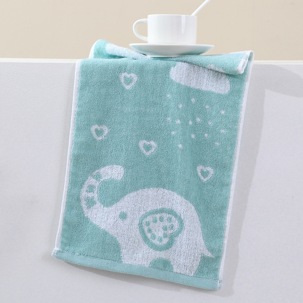 Cotton children's soft cartoon towel for face washing for home use…