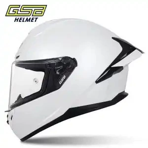Dəbilqə (Kaska) aksesuarları: Helmet Men's Full-Coverage Motorcycle - 2xl-58cm-59cm-card-size-is-larger-gt-pearl-white
