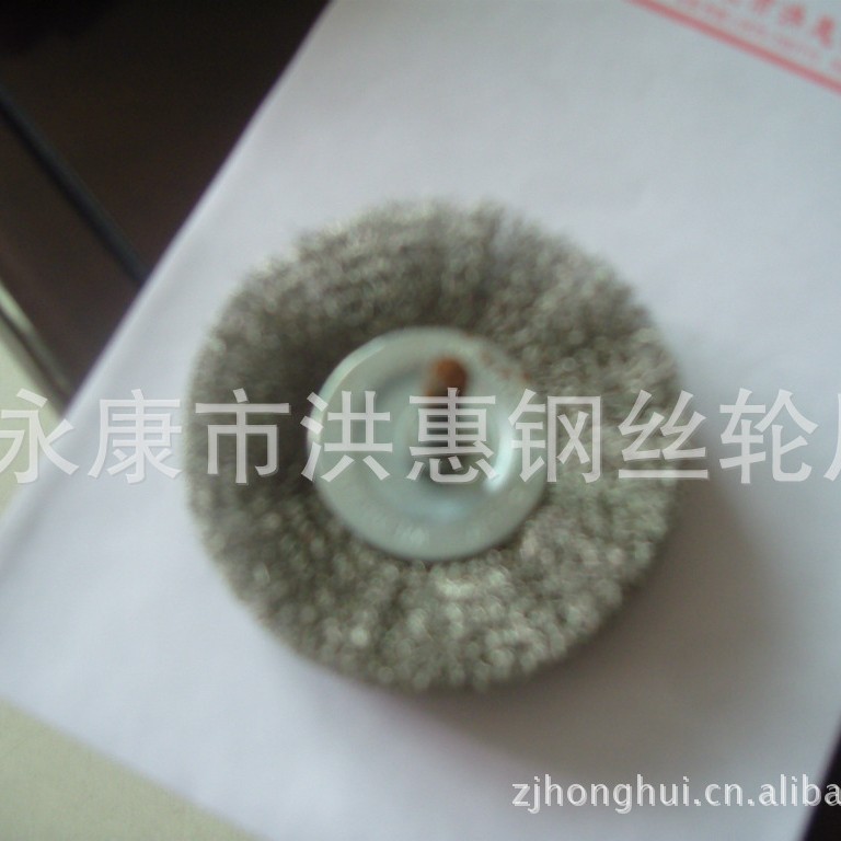 杆平型盆型钢丝轮 船舶冶金除锈清砂专用 钢丝轮厂家