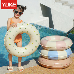 Children's swimming ring beginner adult thick model anti-overturn swimming equipment cute cartoon baby inflatable toy