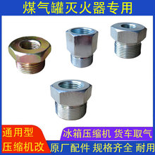 灭火器瓶转接头螺丝M30转4分2分3分灭火器气罐改装空压机气泵配件