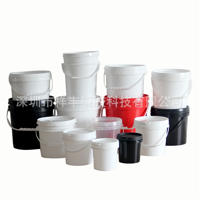 6L机油塑料桶 塑料带盖涂料桶 油漆化工桶涂料桶