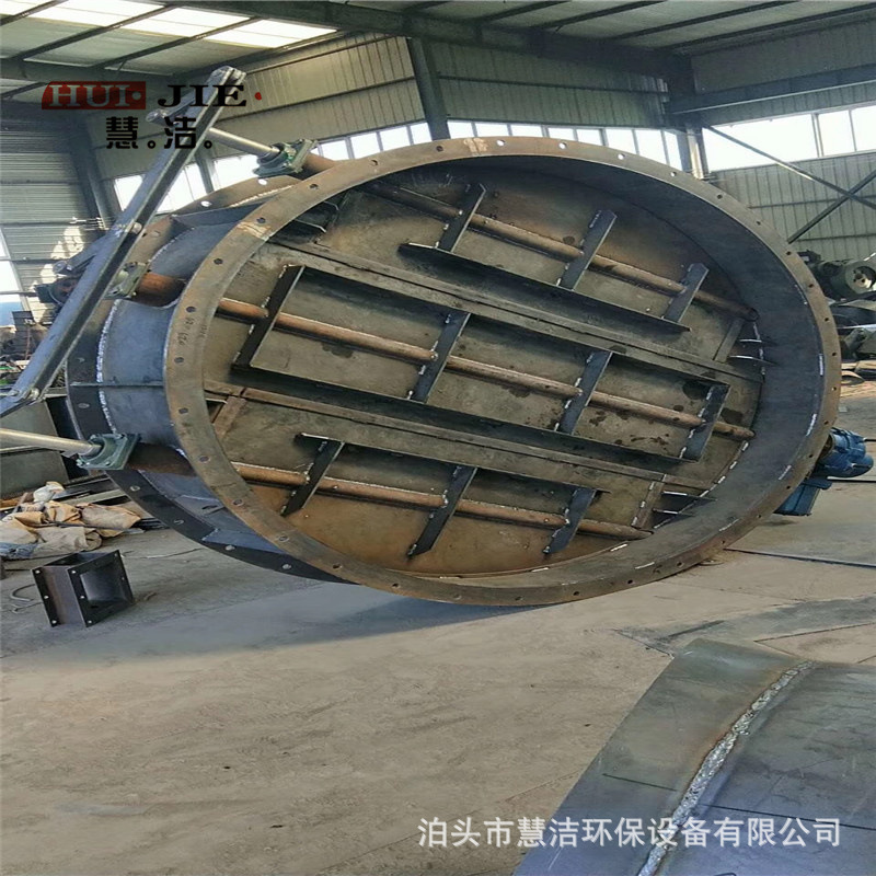 手动通风阀手柄法兰式通风蝶阀配对法兰调风阀圆风门700型风阀