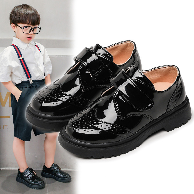 2023 new children's shoes, boys' leather...