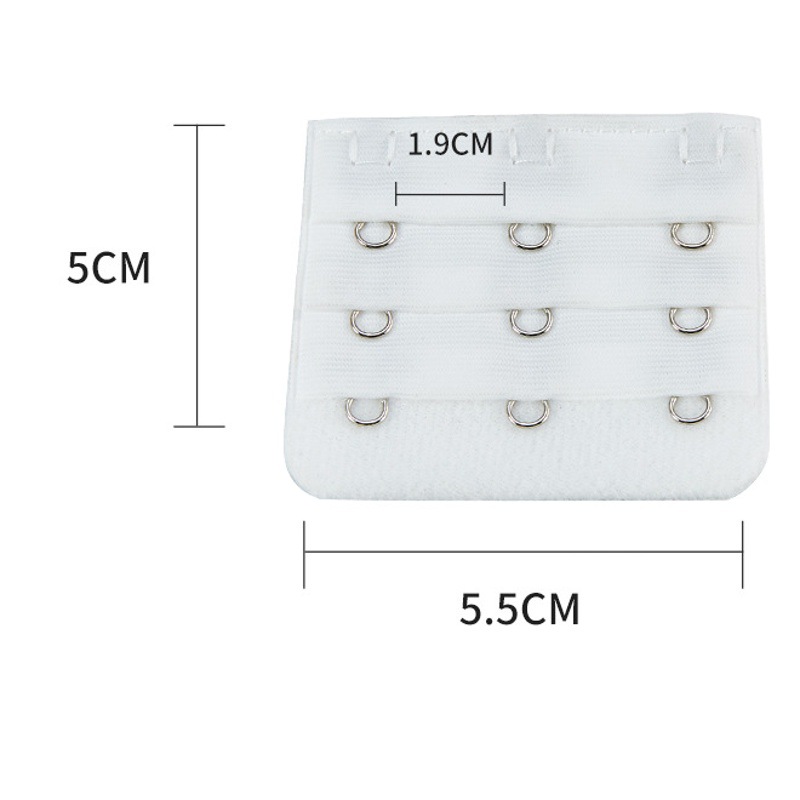 (Independent packaging) three rows of three buckles/Bra extension buckle/BRA buckle/underwear extension buckle/adjustment buckle