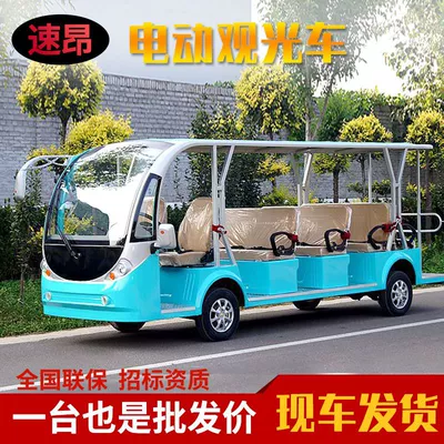 Elektrikli qolf avtomobilləri Sightseeing Vehicle for Scenic Spots