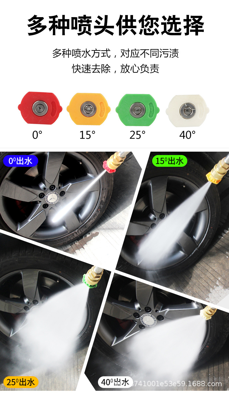Gasoline Car Washing Machine High Pressure Mobile Cleaning Pump Gasoline Cleaning Machine High Power Door-To-Door Car Washing Pipe Unblocking Cross-Border