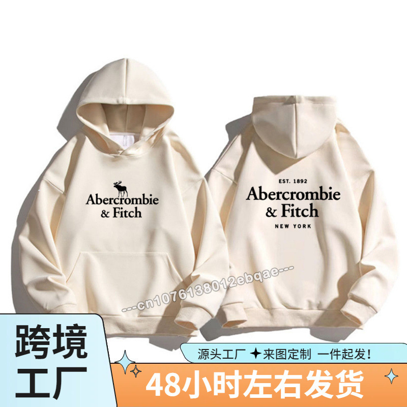 Abercrombie Hoodies for Mens Winter Oversized Men's Clothing