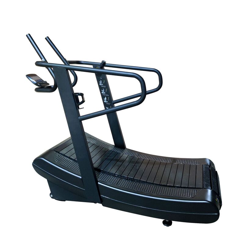 ジムや体育学校のトレーニング用の多機能無動力トレッドミル、プラグなしの曲面アーク型無動力トレッドミル|undefined