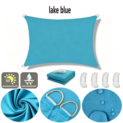 Avtomobil yan çətirləri — product, garden and pool sunshade - lake-blue-2x2m