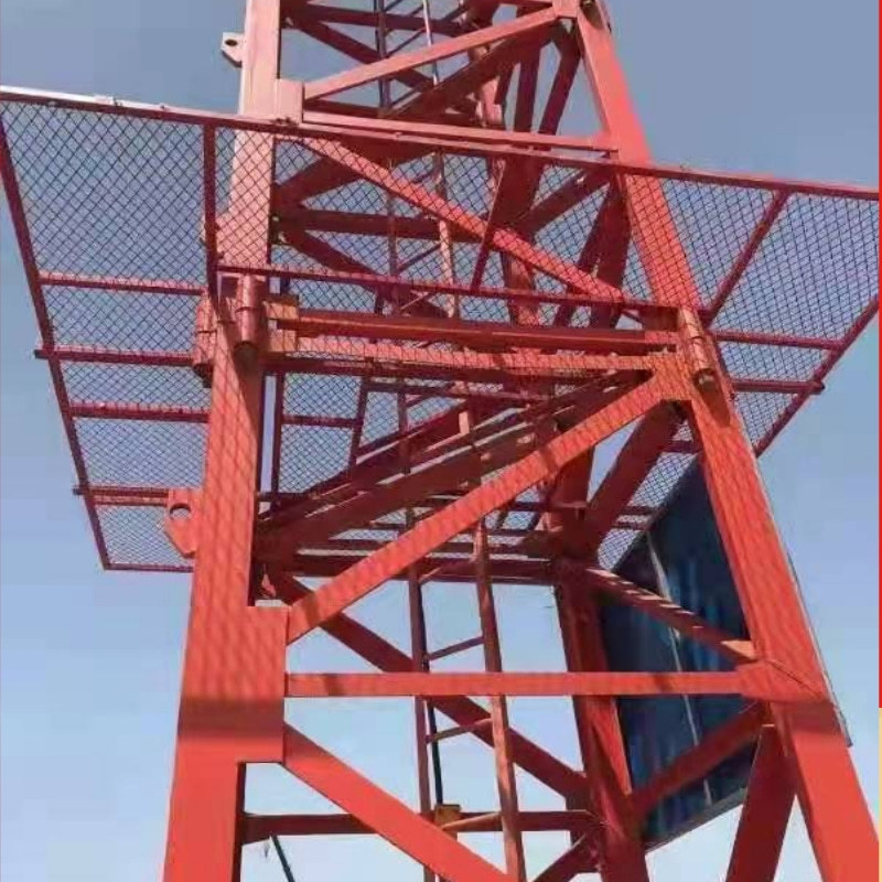 建筑工地塔吊防攀爬 拼装式塔吊防护栏 高空防坠落 塔吊防攀爬