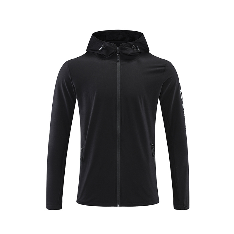 2022 Otoño Nueva chaqueta de los hombres de moda casual de cuello alto ropa superior chaqueta de los hombres de la capa impresa LOGOTIPO