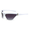 Fashionable trend street sunglasses, suitable for import, city style, cat's eye