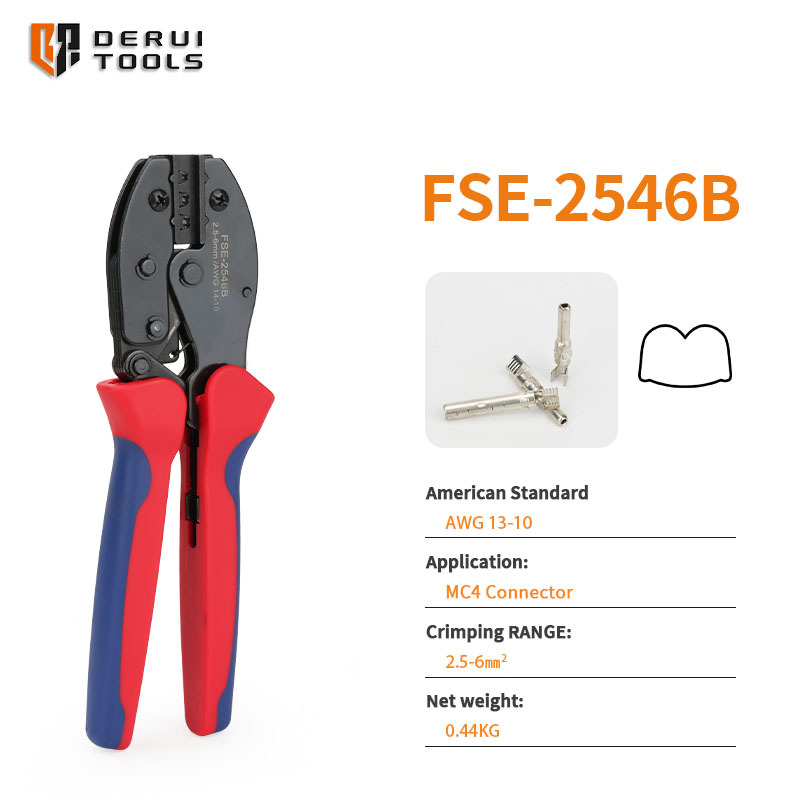 跨境热卖 MC4太阳能连接器端子压接钳光伏维修电工钳 FSE-2546B