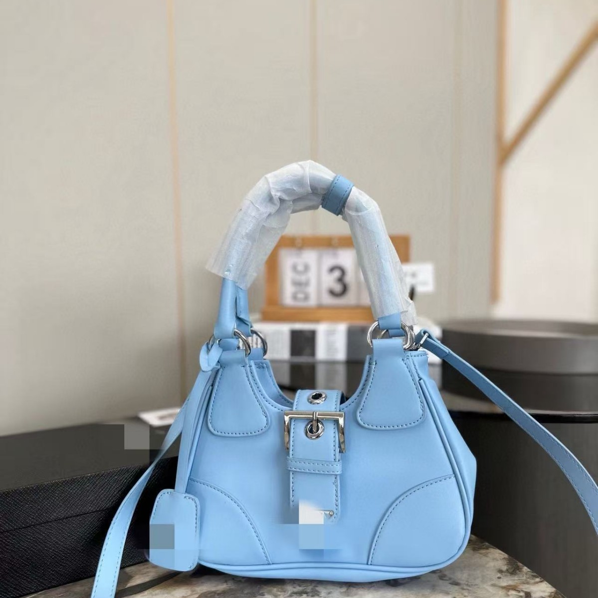 Soft Hobo Underarm Bag - Sweet & Cool Biker Style, Niche Designer Shoulder & Crossbody Bag For Women - Thumbnail 4