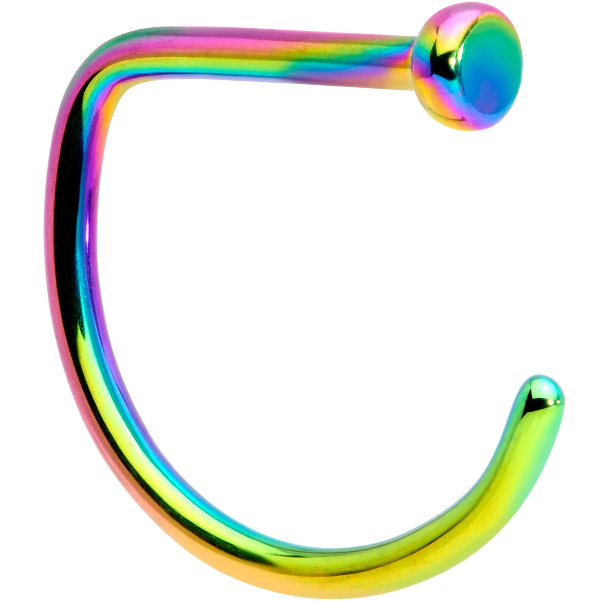 G23 Titanium D-Shaped Nose Clip - No Piercing Required, Nose Ring Clip for Non-Pierced Look detail image 18