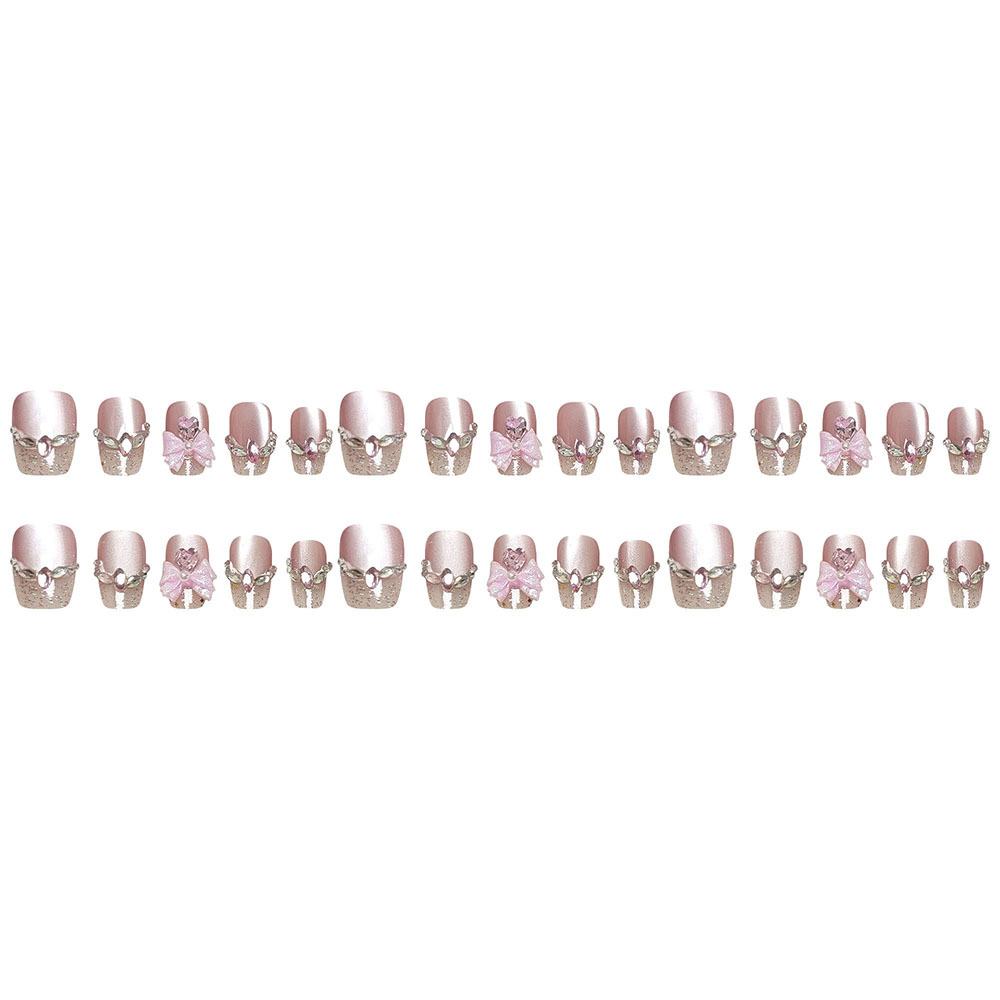 30 piezas de tiras de tamaño de venta caliente de armadura portátil estilo explosivo con incrustaciones de diamantes parche de uñas ojo de gato arco simple armadura prefabricada image 6