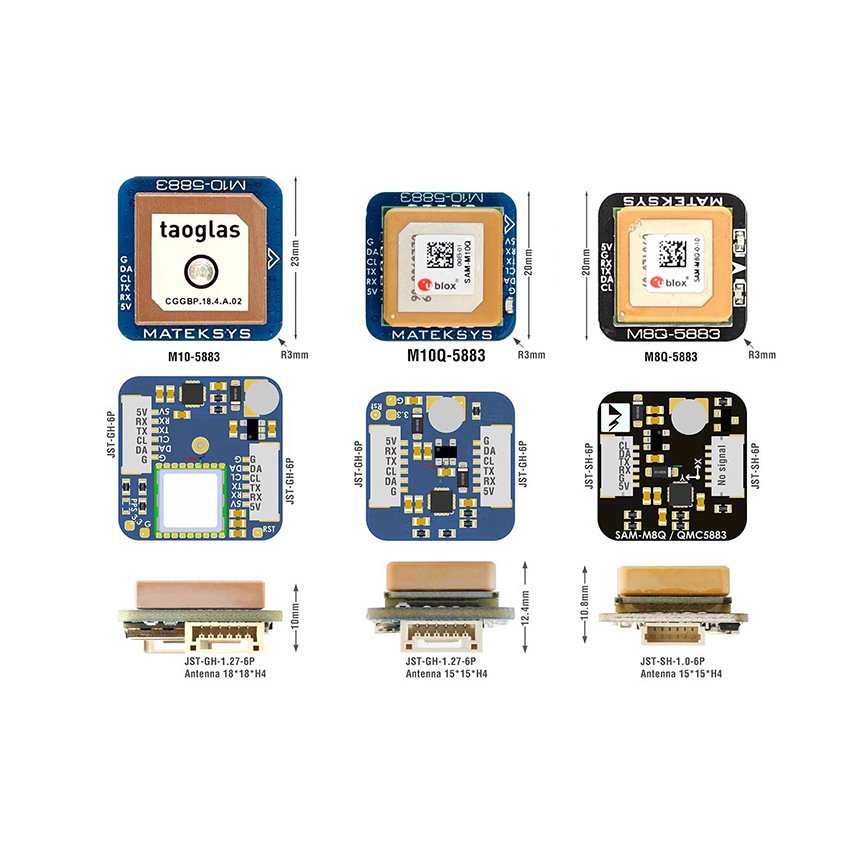 MATEK M10Q-5883 GPS COMPASS MODULE fixed wing GPS module 4