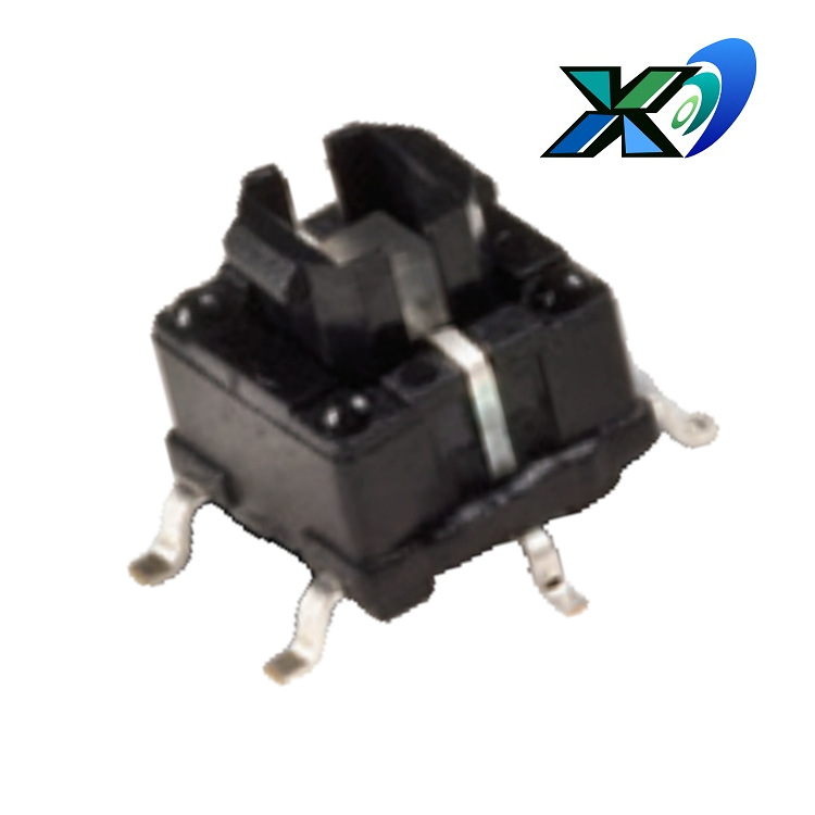 led轻触开关6.8*6.8*4.8 带灯轻触开关六脚  高品质LED开关插件