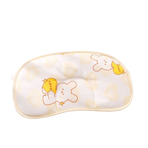 新生儿定型枕四季通用透气婴儿枕头U形矫正偏头卡通印花吸汗护颈