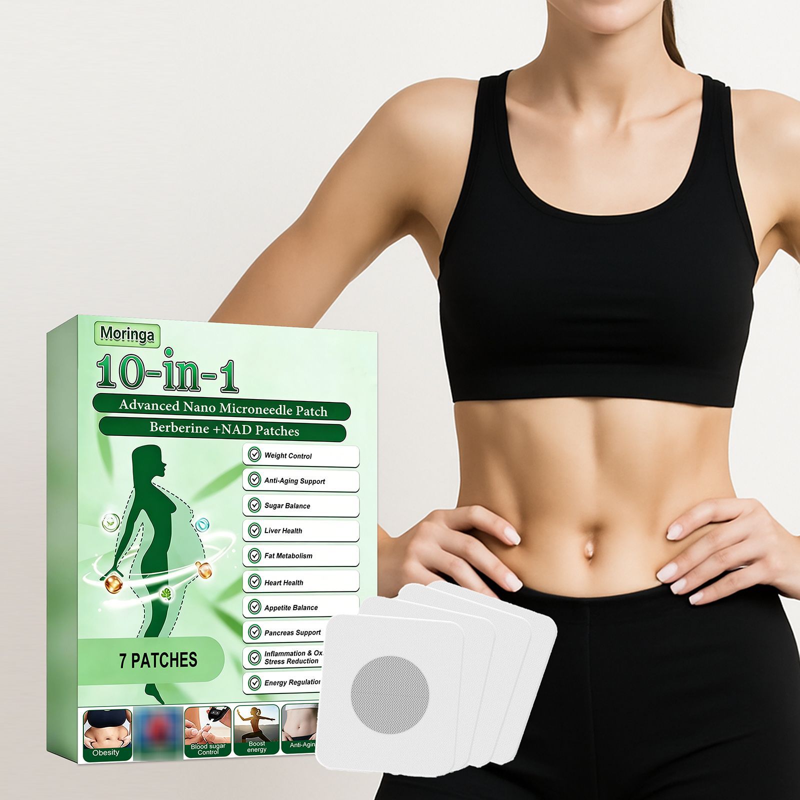 Body Care Patches Comfortable, Breathable, Lightweight Material for a Graceful Body Silhouette, Daily Body Care Patches