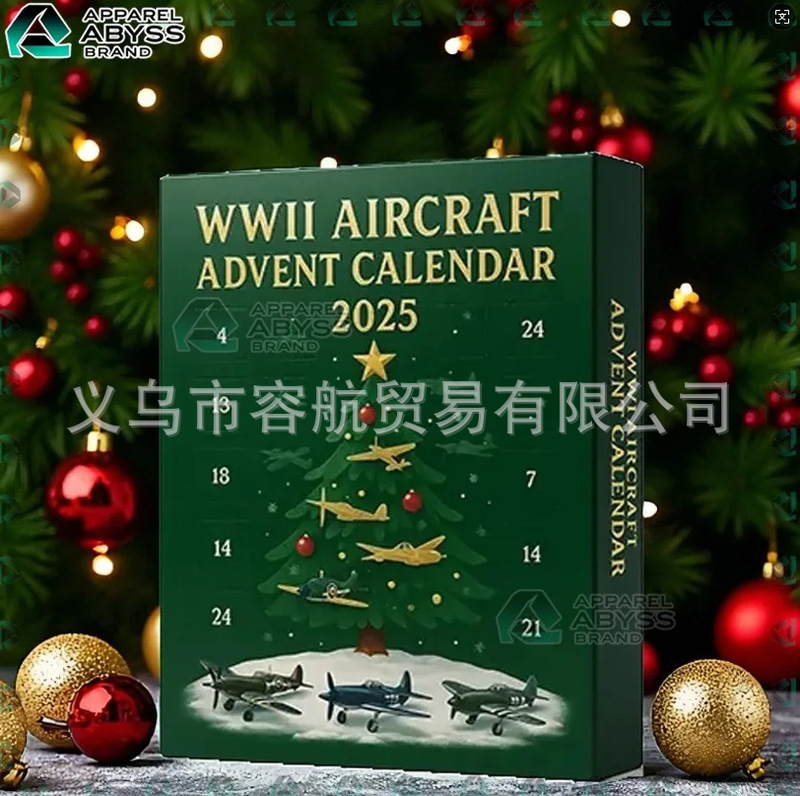 跨境新品WWII Aviation Warbirds Aircraft 2025 Advent Calendar|undefined